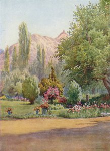 Il Takht-i-Suliman, dal Giardino della Residenza da Unbekannt Unbekannt